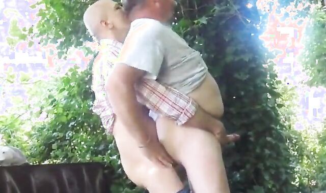 sleazy Married parent Cruising In The Forest