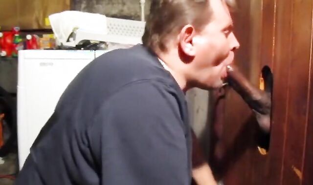 BIG BLACK COCK Gloryhole