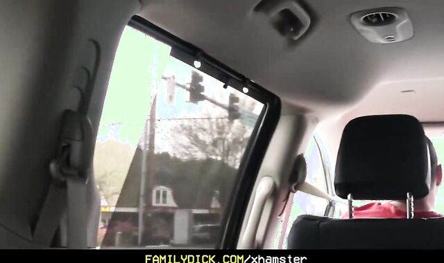Dad Instructs  Stepson A Lesson In The Back Of Truck