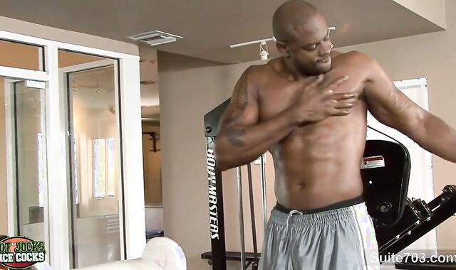 splendid darksome manhood Diesel Washington plough In Gym