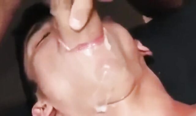 facials yam-sized POP-SHOTS ON FACE By GrzeGoRzUni1988