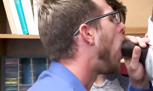 parent Sone Double Penetration ravage With darksome Security Guard