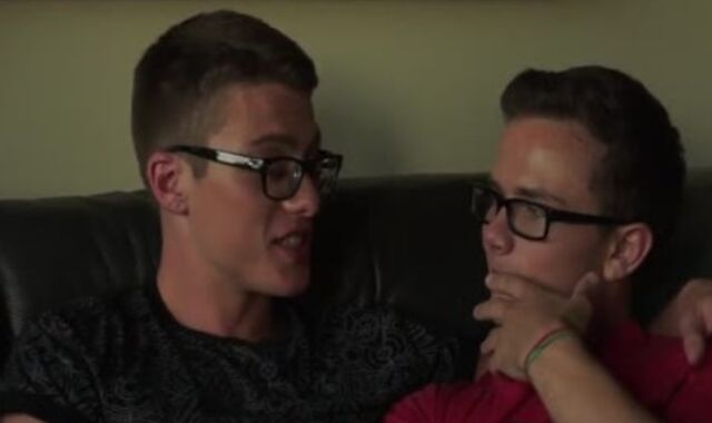Blake Mitchell And Logan Cross - couch Friends
