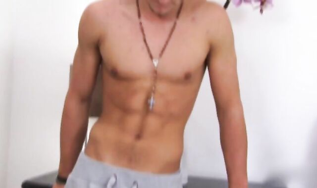 Martial Arts Professional Aaron Showcases Off His _Ped Bod rock rigid _