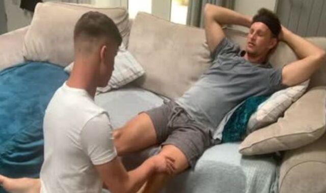 'Receiving A penis And Sole Rubdown From Son-In-Law'