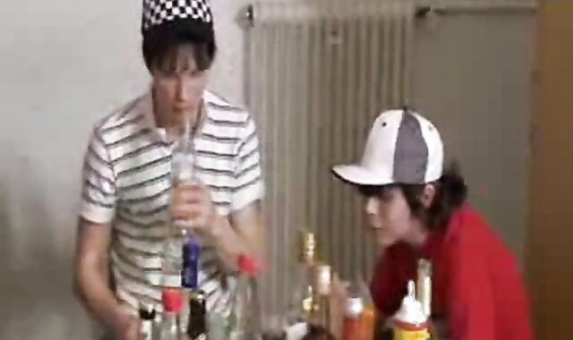 German three way Skater teenies absorbing banging glue