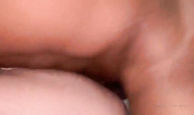 unrepining Milky Being Predominated By 2 yam-sized Blacks