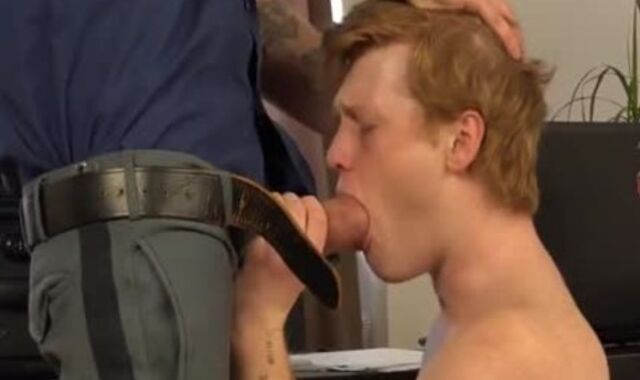 giant spunk-pump Airport Officer plows A new teenage