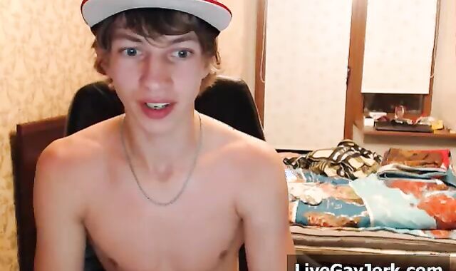 A cute-looking PLATINUM-BLONDE ON THE TABOURET