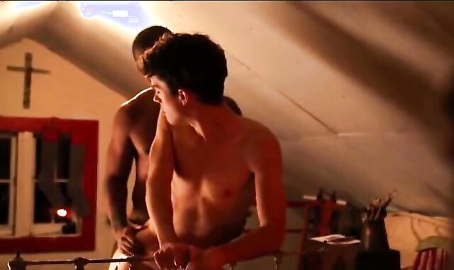 eighteen age teen twunk With darksome chap