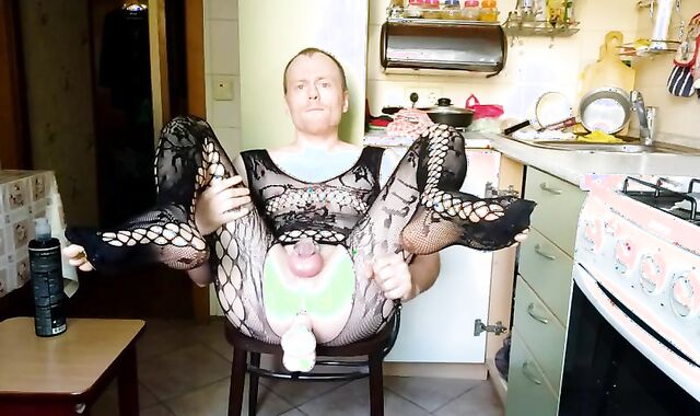 LanaTuls Rock-Hard assfuck shag With A Pumped Protection faux-cock