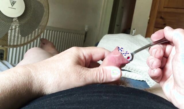 Ball And Dice In Foreskin