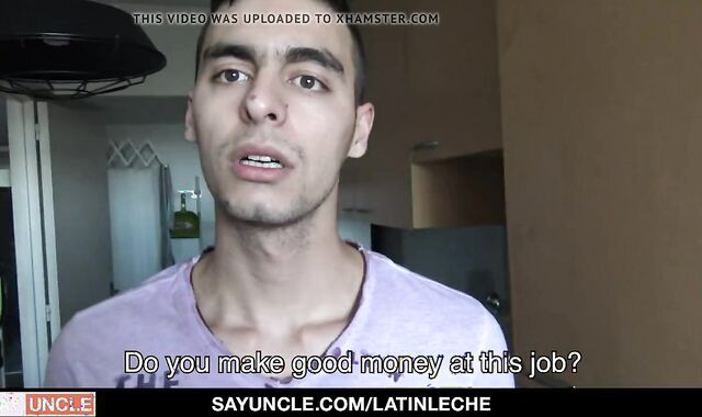 Real Estate boy Fellates giant man sausage