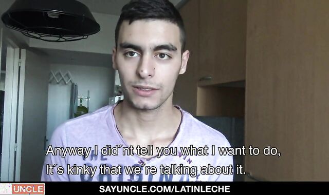 Real Estate boy Fellates giant man sausage