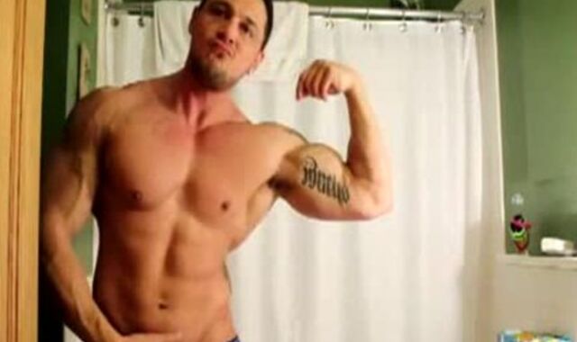 Joey D sleazy Muscle Hairy Man