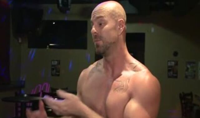 Muscle fag strapped And fuckpole mayo blast