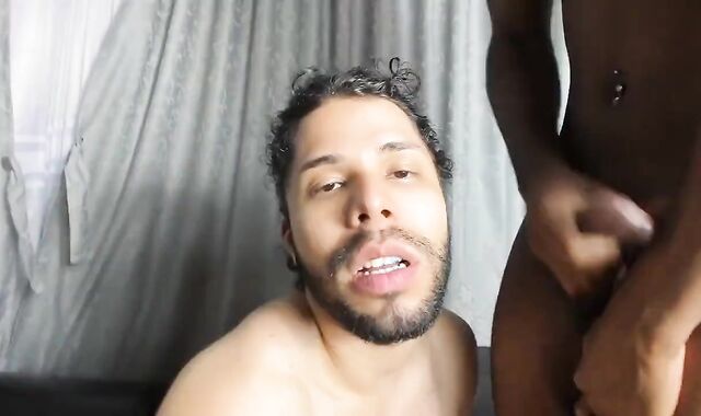 dark And Milky - romping, deep throating And gigantic Facial Cumshot discharges