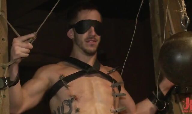 affixed Up And pulverized In Front Of 100 Aroused Masculines