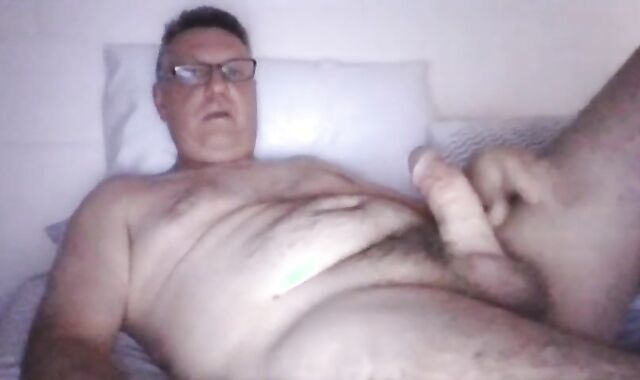 Father Pops On web camera