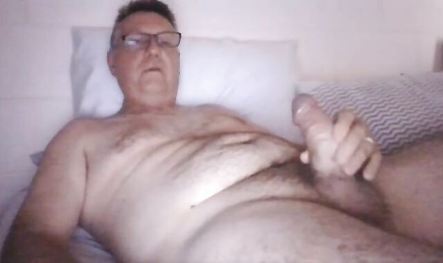 Father Pops On web camera