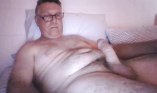 Father Pops On web camera