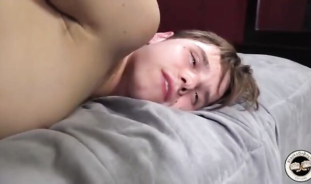 Kaiden Moss And Alaxander James- Very First BIG BLACK COCK