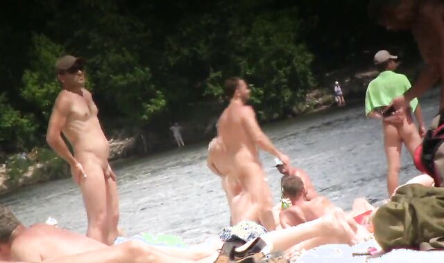 STAGGING ON in nature's outfit masculines AT THE NATURIST BEACH VOL four