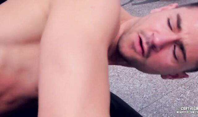 Muscle faggot bung stab Suit ball butter explosion