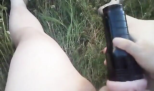 FLESHLIGHT At HAY BALES And BULGE