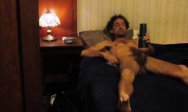 Steve Blows A Load stroking off