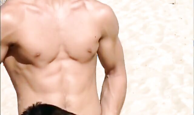 Trio folks On The Beach