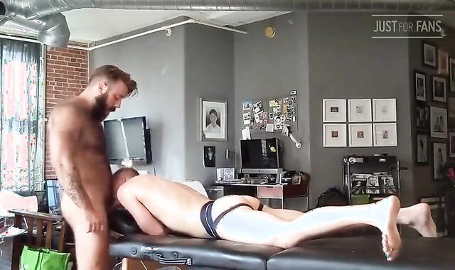 Bear Hairy Man Rubdown