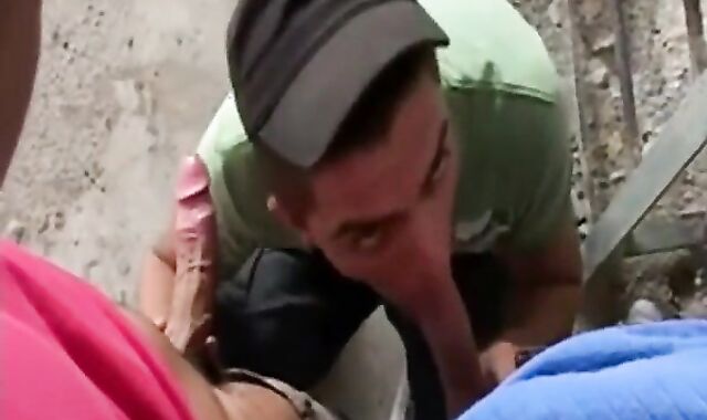 studs House threeway Firm shagging And Shoots A Load