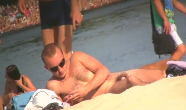 STAGGING ON nude boys AT THE NATURIST BEACH VOL two