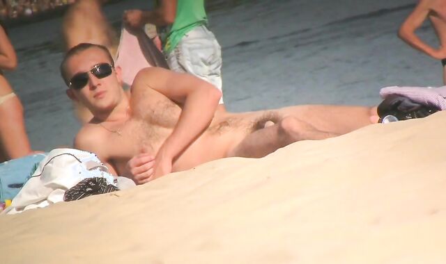 STAGGING ON nude boys AT THE NATURIST BEACH VOL two