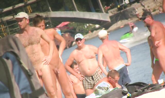 STAGGING ON nude boys AT THE NATURIST BEACH VOL two