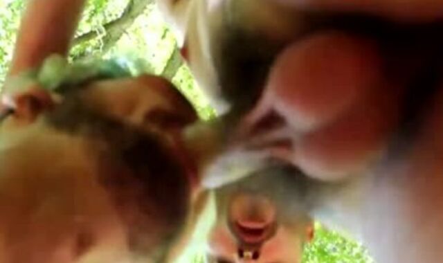 Israel Oka And Kit Coda Tattooed Alterna Bears deepthroat prick In The Forest