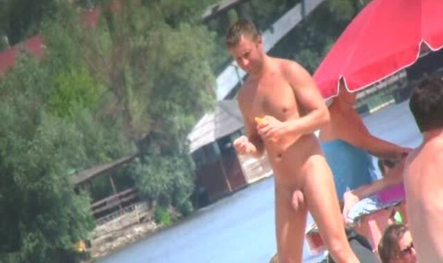 STAGGING ON bare guys AT THE NATURIST BEACH VOL five