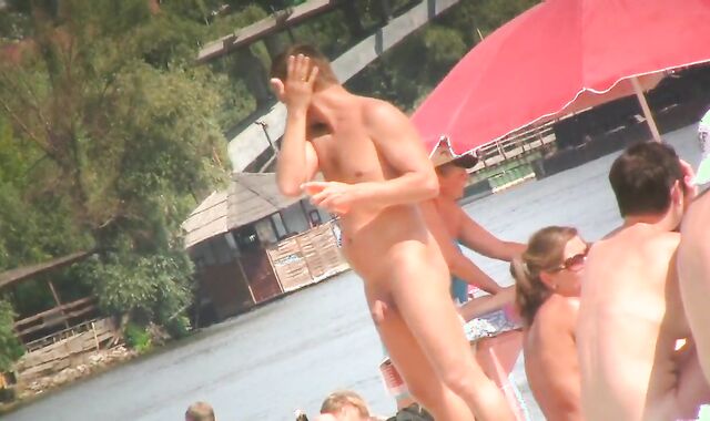 STAGGING ON bare guys AT THE NATURIST BEACH VOL five