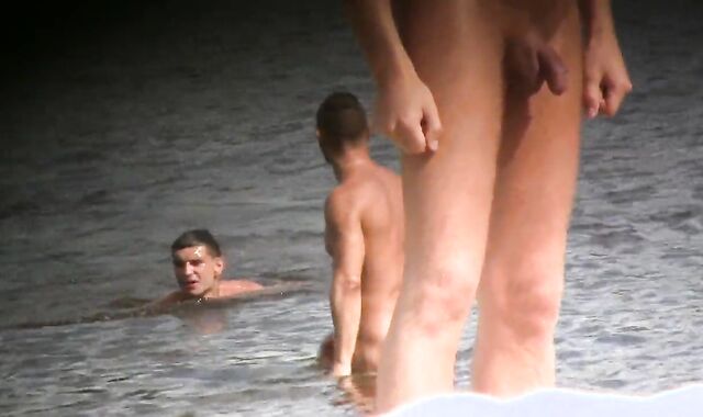 STAGGING ON bare guys AT THE NATURIST BEACH VOL five