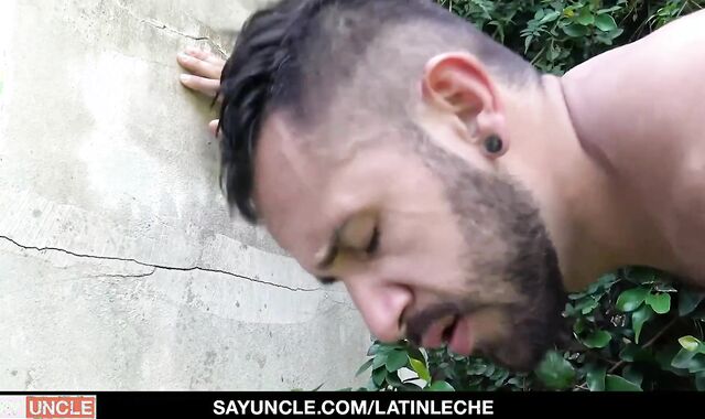 'Latino sweeties With Tats shagging Each Other By The Pool'