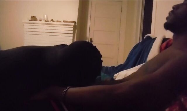 Gulping A 20yo Hetero Big Black Cock