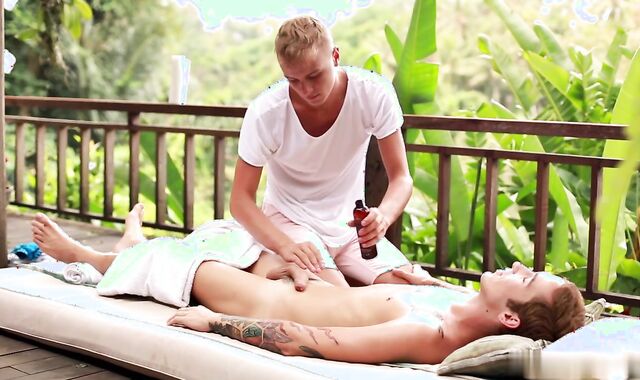 teenager Rubdown And Sole fun For lascivious Uncircumcised twunks