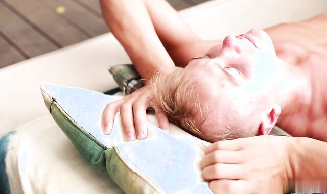 teenager Rubdown And Sole fun For lascivious Uncircumcised twunks