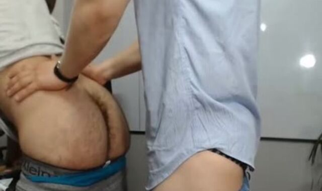 trio dad boys With thick bones Kneading Each Other And Having Live Fucky-Fucky