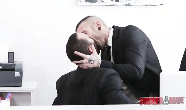 boys In Suit ultra-cute-looking pummeling