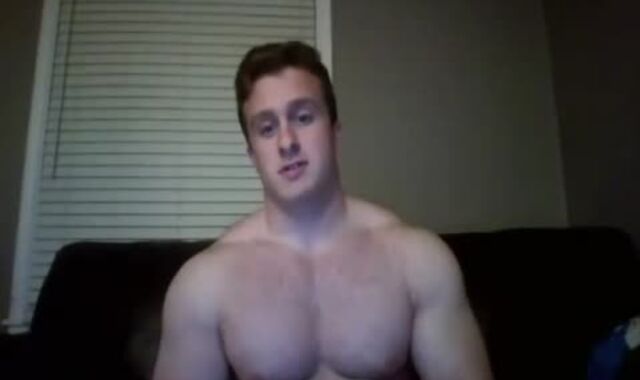 intense Hairy Man Milks Off On web cam