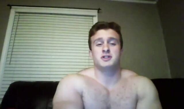 intense Hairy Man Milks Off On web cam