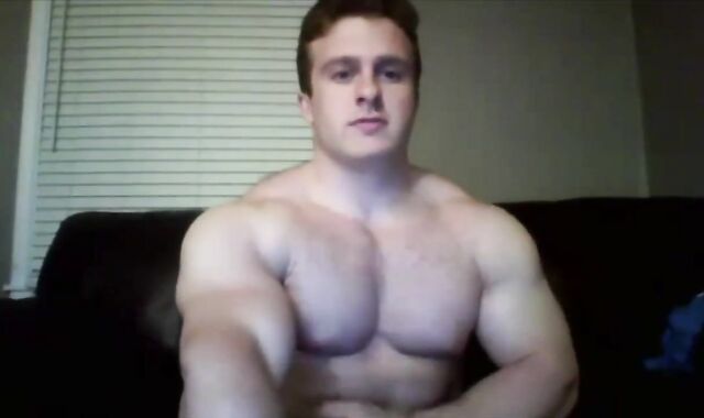 intense Hairy Man Milks Off On web cam