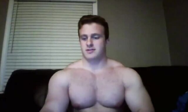 intense Hairy Man Milks Off On web cam